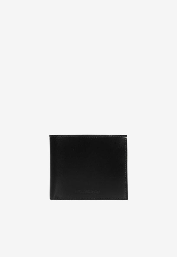 Balenciaga Squared Two Tone Bi-Fold Wallet Black 664038-23VMY-1081BLACK MULTI