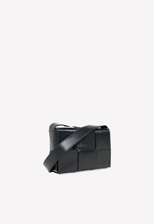 Bottega Veneta Cassette Mini Shoulder Bag Parakeet 667048VCQ72 3015