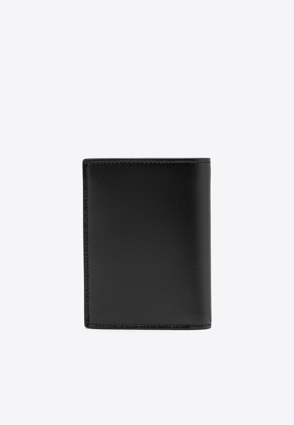 Saint Laurent Tiny Cassandre Calf Leather Wallet Black 6687361JB0E/M_YSL-1000