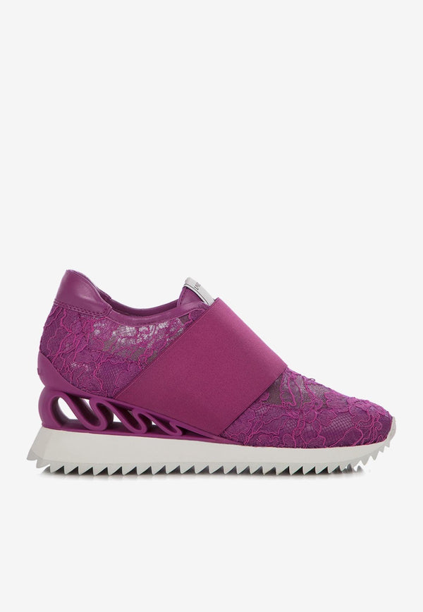 Le Silla Rubel Wave Low-Top Sneakers Pink 6833N040H1PPLAC 632