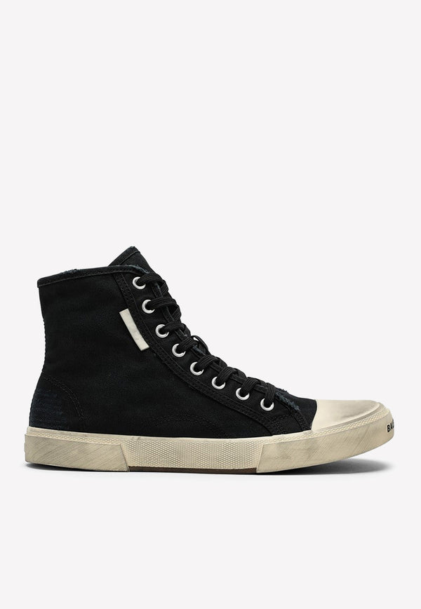 Balenciaga High-Top Paris Sneakers Black 688752W3RC1/M_BALEN-1090