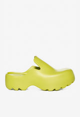 Bottega Veneta Rubber Flash Chunky Sole Sandals Green 690102V11T0 7278