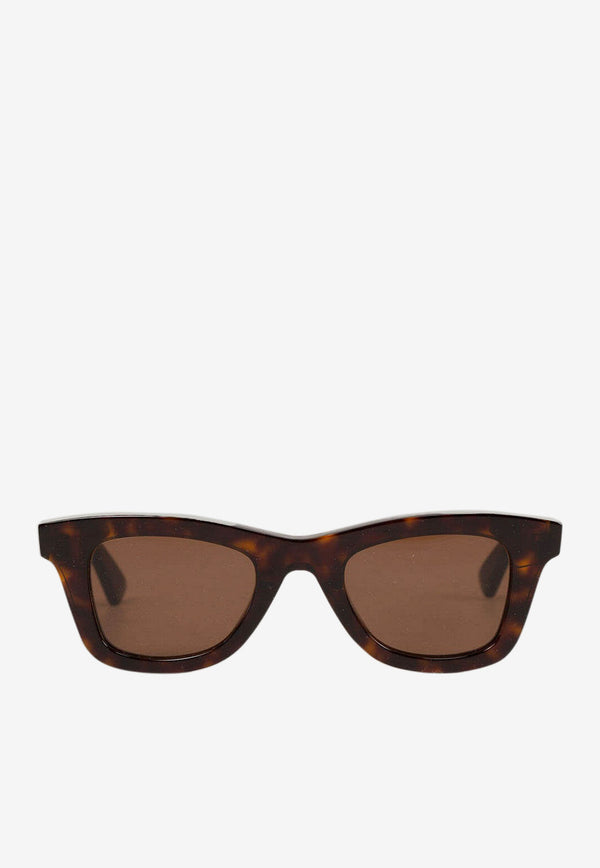 Bottega Veneta Classic Square Shape Sunglasses Brown 691533V2330 2819