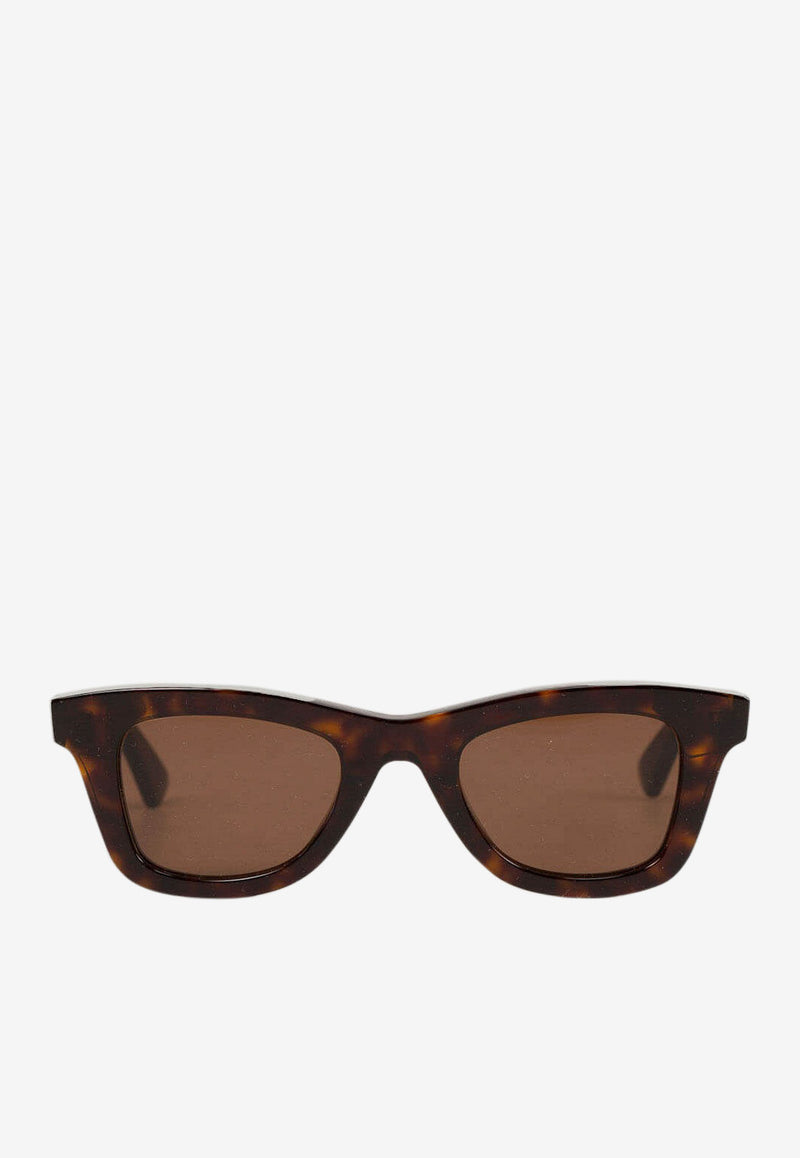 Bottega Veneta Classic Square Shape Sunglasses Brown 691533V2330 2819