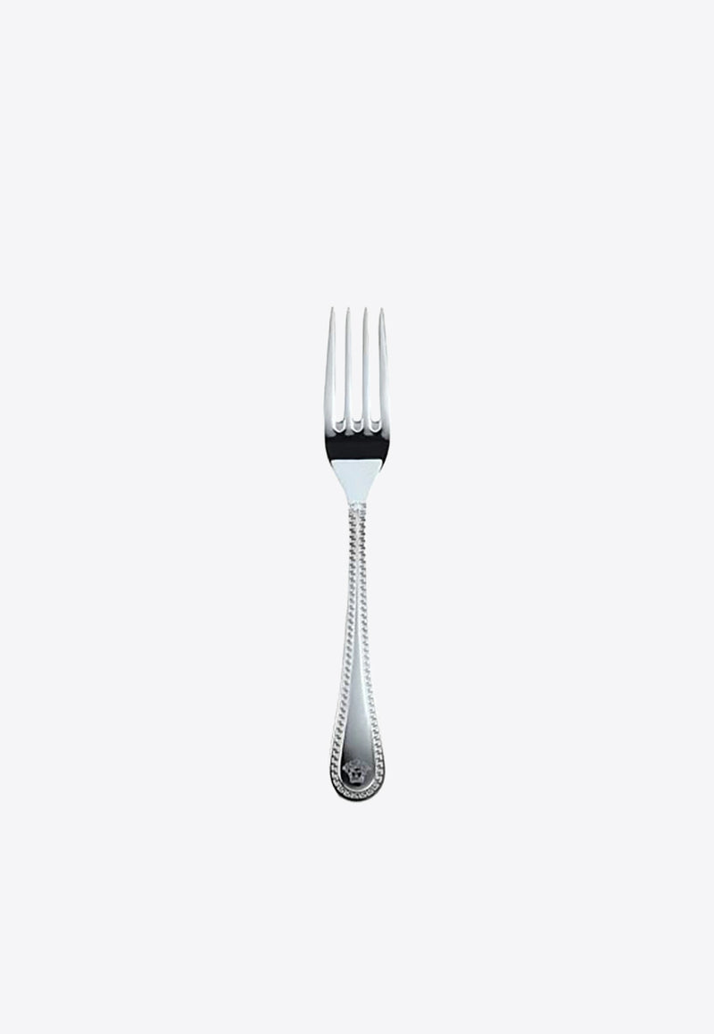 Versace Home Collection Greca Stainless Steel Dessert Fork by Rosenthal Silver 69178-130955-75026