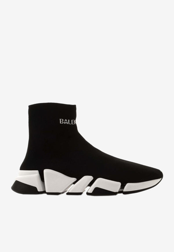 Balenciaga Speed 2.0 Lt Slip-On Sneakers  Black 693366-W2HV1-1090BLACK MULTI