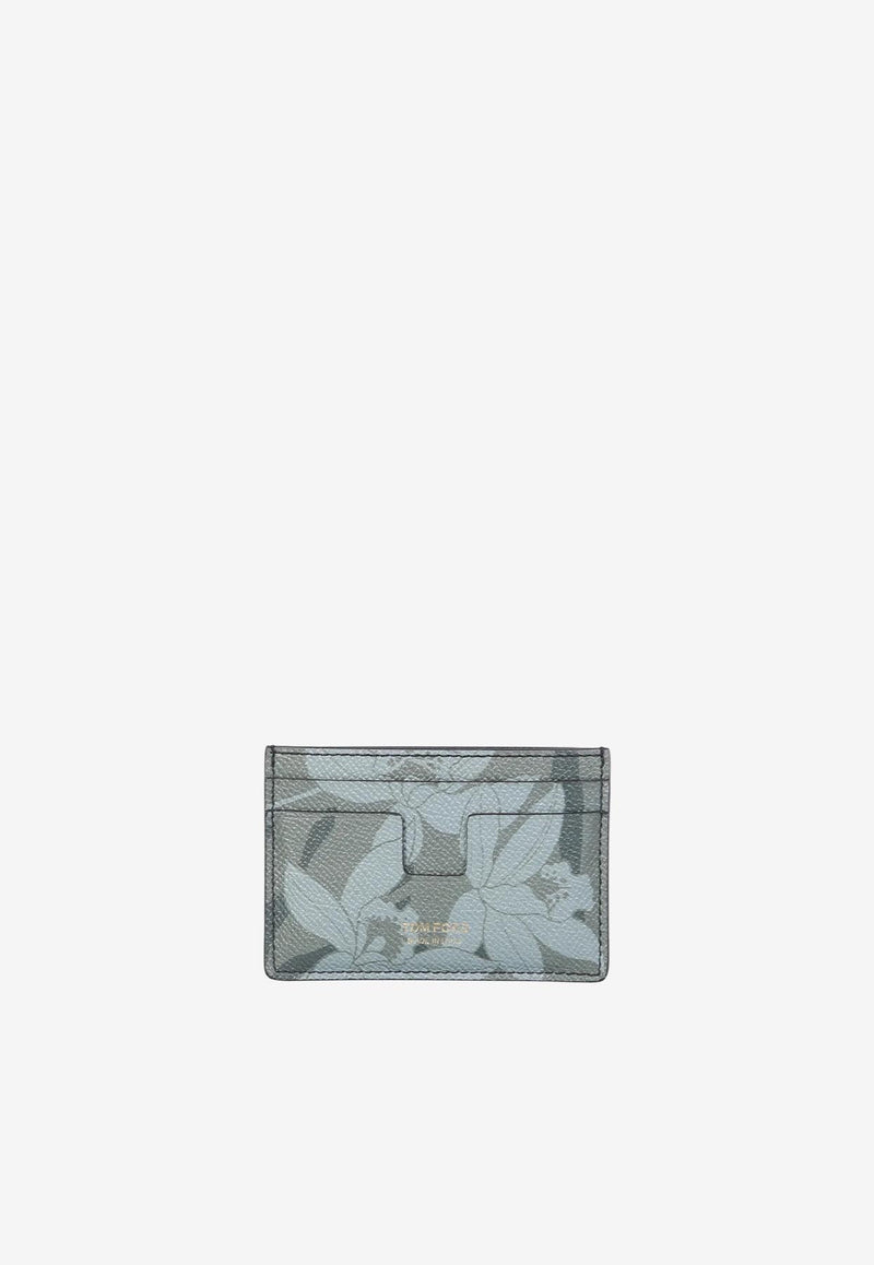 Tom Ford Orchid Camouflage Leather Cardholder Multicolor Y0232-ICL075G 1E001