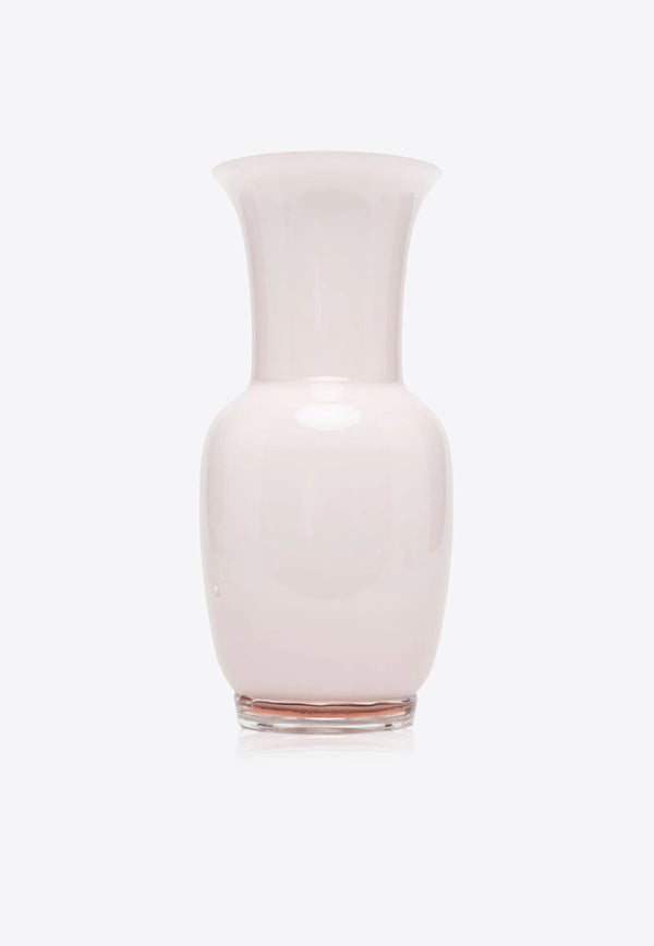 Venini Medium Opalino Vase in Glass Pink 706.22 RC/LA/RC/CR