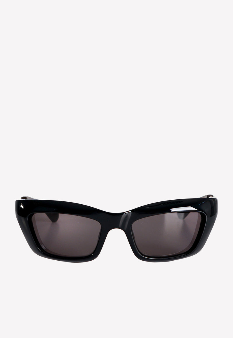 Bottega Veneta Mitre Square Sunglasses Black 712692VBL80 1049