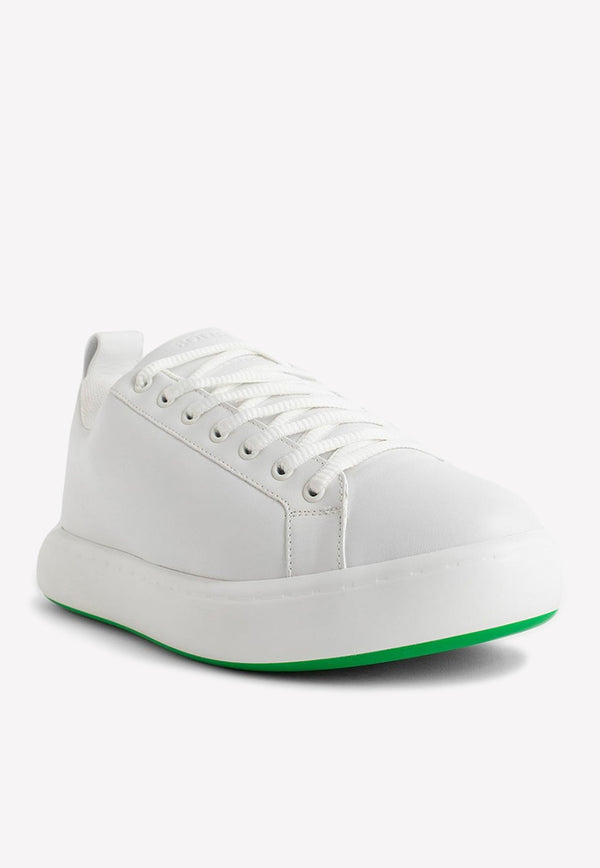Bottega Veneta Pillow Low-Top Padded Leather Sneakers Optic White 716198V2CS0 9185