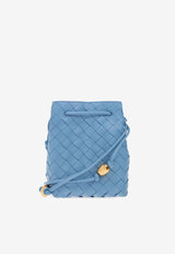 Bottega Veneta Small Bucket Bag in Intrecciato Leather 717432VCPP3 8546 Blue