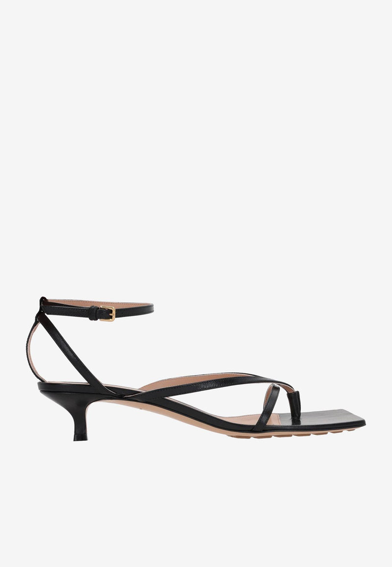 Bottega Veneta Stretch 35 Strap Sandal Black 729740VBSF0 1000