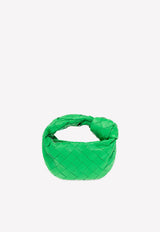 Bottega Veneta Micro Candy Jodie Top Handle Bag in Intrecciato Leather 730828VCPP0 3722 Parakeet