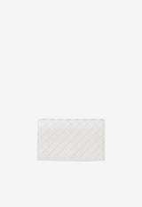 Bottega Veneta Mini Bag on Chain in Intrecciato Leather 731118VCPP3 9143 Chalk