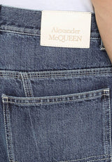 Alexander McQueen Straight-Leg Jeans Blue 731625QUY44/M_ALEXQ-4001