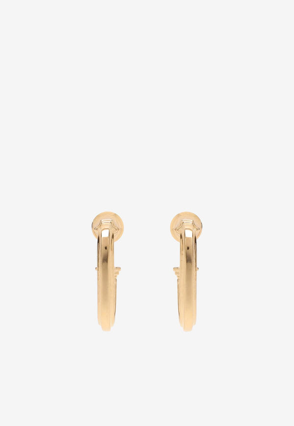 Bottega Veneta Pillar Hoop Earrings 731895VAHU0 8120 Gold