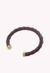 Bottega Veneta Twist Cuff Bracelets 732159VAHUA 2240 Barolo