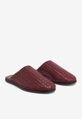 Bottega Veneta Intrecciato Leather Mules 734546V2ED0 2226 Burgundy