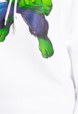 Balenciaga X Marvel Hulk Print Hoodie 578135 TLV58-9000 White