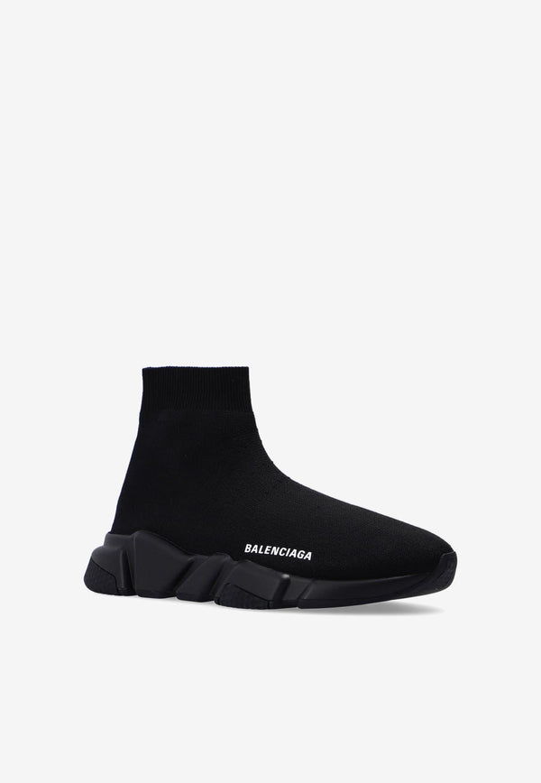 Balenciaga Speed Stretch Knit Slip-On Sneakers 587280 W2DB1-1013 Black