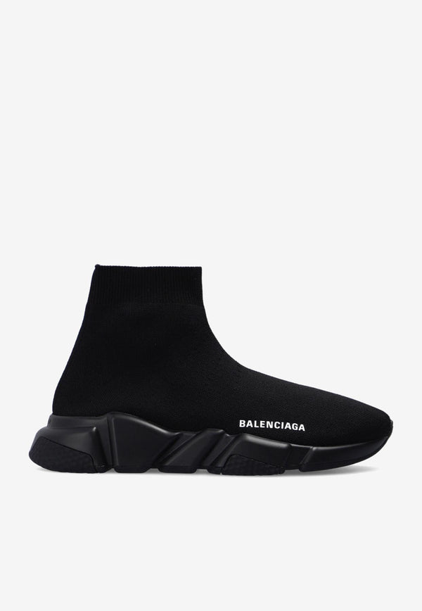 Balenciaga Speed Stretch Knit Slip-On Sneakers 587280 W2DB1-1013 Black