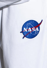 Balenciaga NASA Patch Track Pants 641673 TKVD8-9040 White