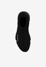 Balenciaga Speed High-Top Slip-On Sneakers 645056 W2DBP-1013 Black