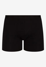Balenciaga Logo Waistband Boxer Shorts 657391 4A8B8-1000 Black