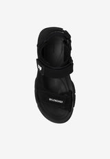 Balenciaga Tourist Open-Toe Sandals Black 706277 W2CCA-1000