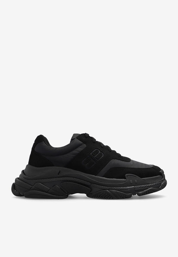 Balenciaga Triple S Low-Top Sneakers Black 710157 W3CU1-1000