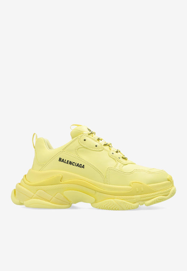 Balenciaga Triple S Low-Top Sneakers Yellow 524039 W2FA5-7000