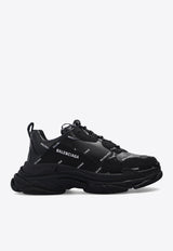 Balenciaga Triple S Low-Top Logo Sneakers Black 536737 W2FA1-1090