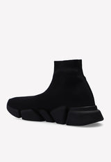 Balenciaga Speed 2.0 Stretch Knit Sneakers 617239 W2DB1-1013 Black