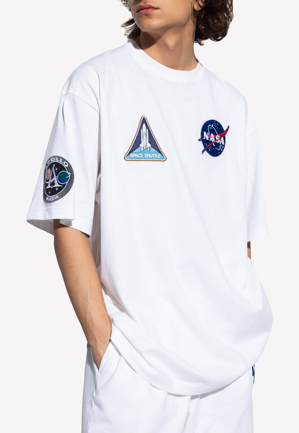 Balenciaga NASA Logo Short-Sleeved T-shirt 651795 TKVD7-9040 White