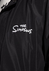 Balenciaga X The Simpsons Jacket in Tech Fabric 681448 TLO06-0100 Black