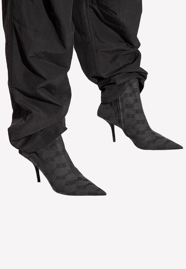 Balenciaga 90 Bb Icon Ankle Boots Black 702012 W2I10-1510