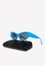 Balenciaga Odeon Cat Sunglasses Blue 703433 T0001-4600