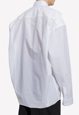 Balenciaga Oversized Long-Sleeved Shirt 725367 TYB18-9000 White