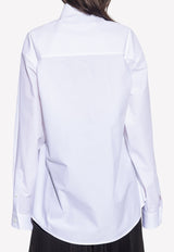 Balenciaga Oversized Hourglass Shirt 725703 TYB18-9000 White
