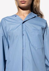 Asymmetric Long-Sleeved Shirt 663034 TLO19-0485