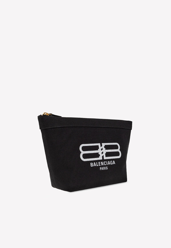 Balenciaga Small Jumbo BB Icon Pouch Bag Black 695536 2108S-1090