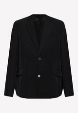 Balenciaga Oversized Single-Breasted Blazer 704449 TIO48-1000 Black