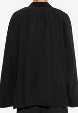 Balenciaga Twill Single-Breasted Blazer 704454 TIO48-1000 Black
