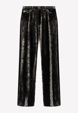 Balenciaga Velour Pants Gray 720226 TNQ13-2524