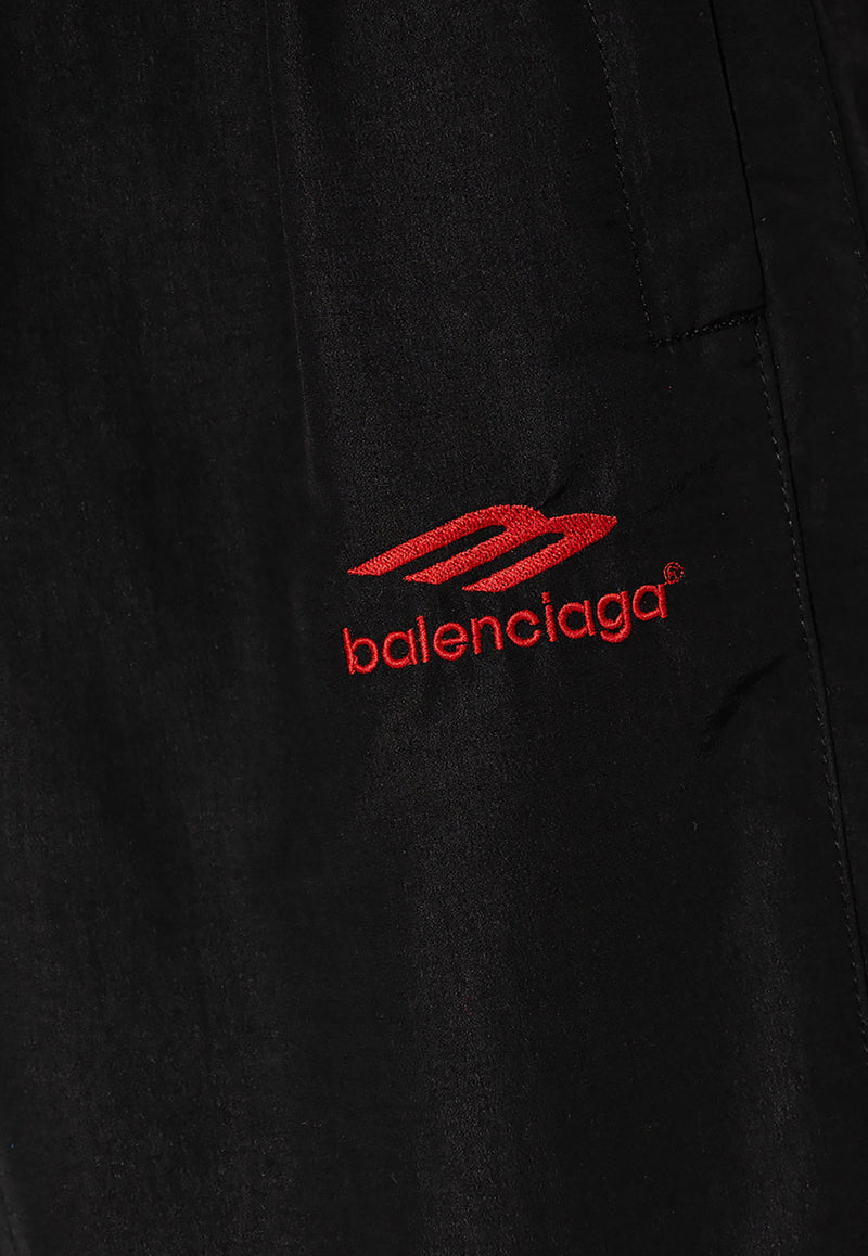 Balenciaga 3B Sport Icon Track Pants Black 720275 TKO48-1000