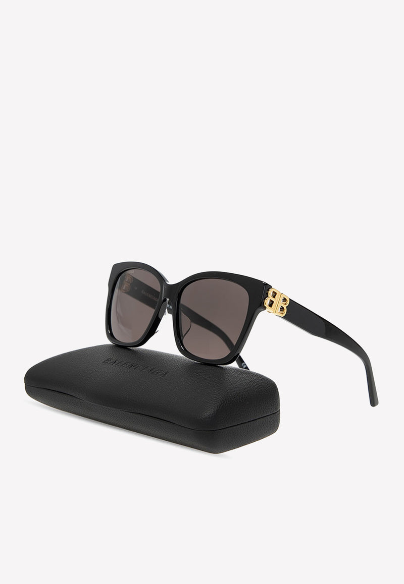 Balenciaga Dynasty Square Sunglasses Gray 628246 T0001-1000