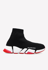 Balenciaga Speed 2.0 Primeknit Sock Sneakers Black 654020 W2DI2-1096