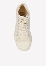 Balenciaga Paris High-Top Vintage Sneakers Cream 688756 W3RC4-9090