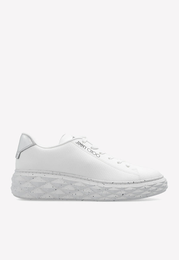 Jimmy Choo Diamond Light Maxi Low-Top Sneakers White DIAMOND L MAXI/F MYU V WHITE