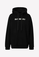 Burberry Logo Print Hooded Sweatshirt 8055318128262A1189 Black